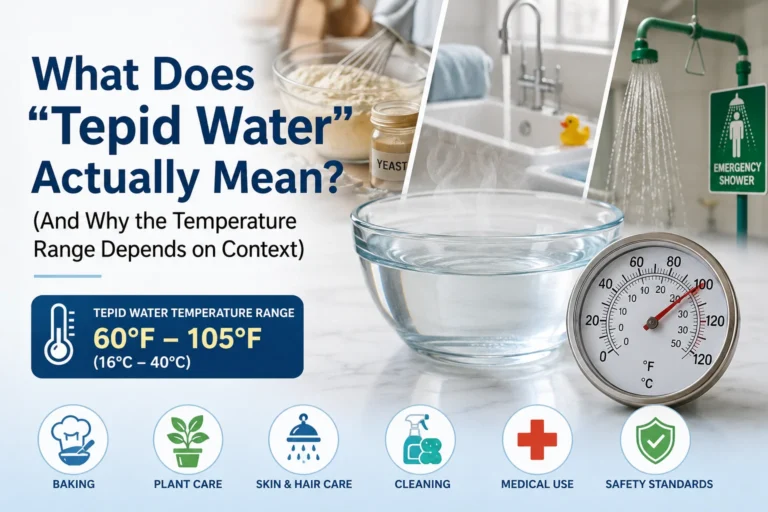 Tepid Water