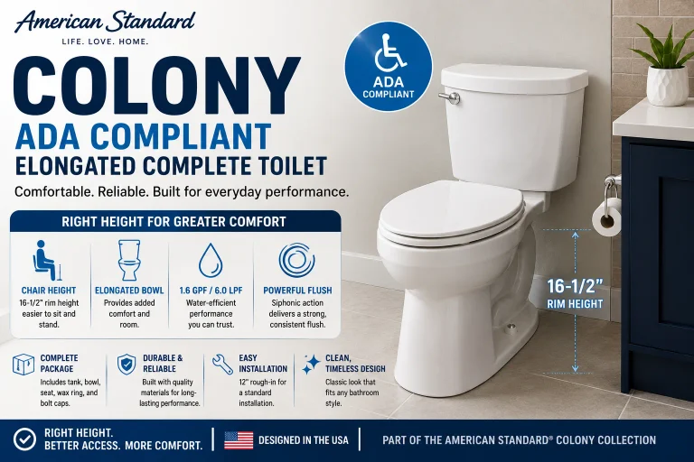 American Standard Colony ADA Compliant Elongated Complete Toilet: Complete Guide