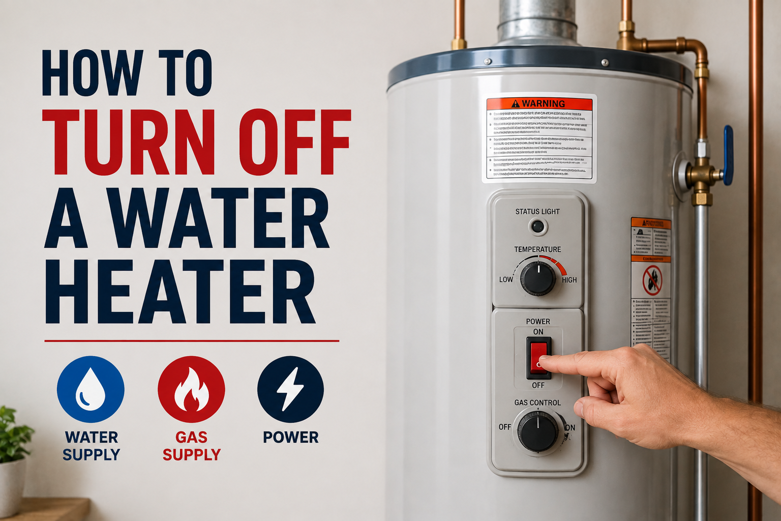 turn off Water heater