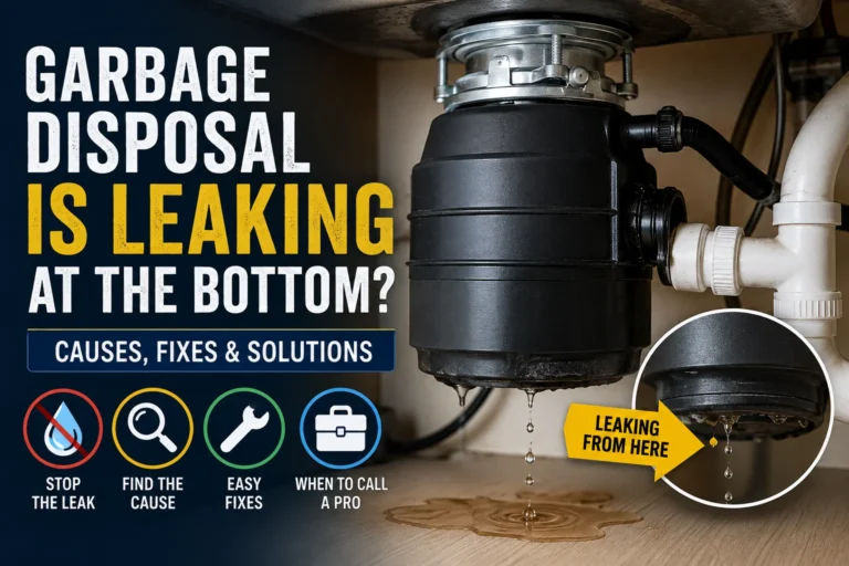 Garbage Disposal Leaking at the Bottom
