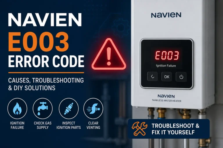 Navien E003 Error Code