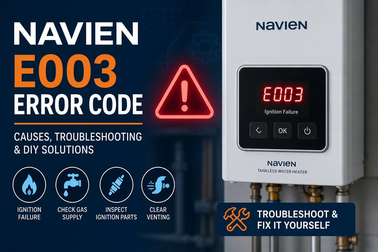 Navien E003 Error Code