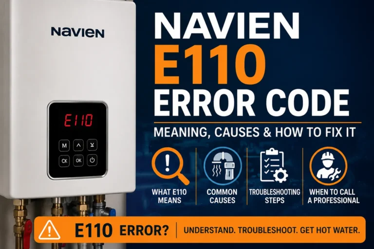 Navien E110 Error Code