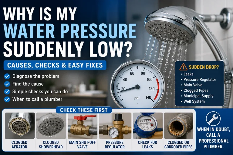 Why Is My Water Pressure Suddenly Low? Causes and Fixes